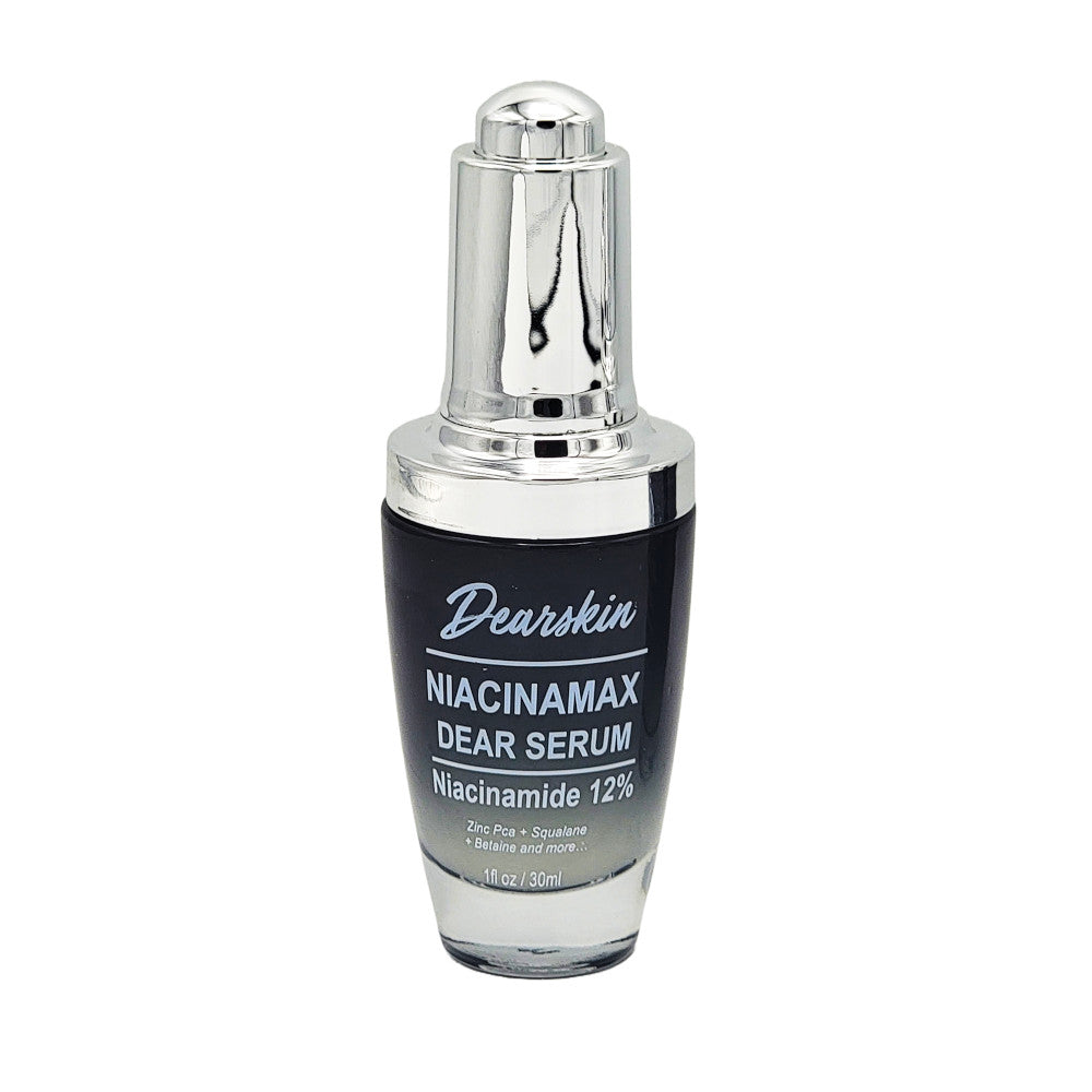 Niacinamax Pore Minimizer Nacinamide 12% Zinc PCA Aqua Squalane & Vitamin E, Fight Redness and Swelling Aging Skin Treatment Niacinamax Dear Serum Dearskin Skincare